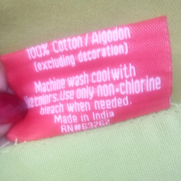 Gloria Vanderbilt Home Table Mats Set of 4 Embroidered Floral Green Cotton Mats - Picture 7 of 7